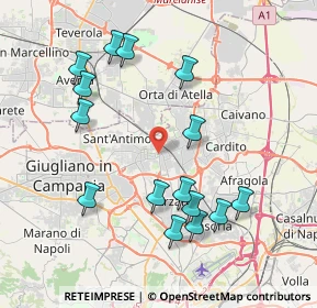 Mappa Via Arno, 80028 Grumo Nevano NA, Italia (4.44067)
