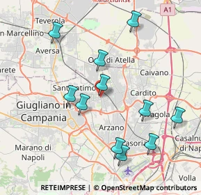 Mappa Via Arno, 80028 Grumo Nevano NA, Italia (4.31364)