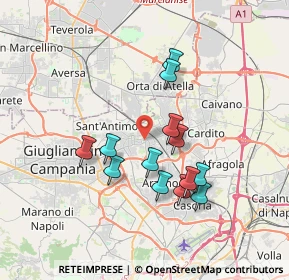 Mappa Via Arno, 80028 Grumo Nevano NA, Italia (3.37846)