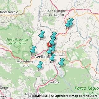 Mappa Via Consortile Nucleo Industriale, 83100 Avellino AV, Italia (5.3575)
