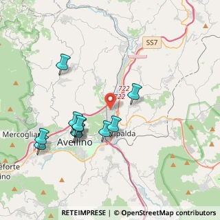Mappa Via Consortile Nucleo Industriale, 83100 Avellino AV, Italia (4.14091)