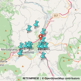 Mappa Via Consortile Nucleo Industriale, 83100 Avellino AV, Italia (3.27462)