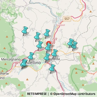 Mappa Via Consortile Nucleo Industriale, 83100 Avellino AV, Italia (3.72077)