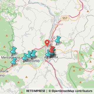 Mappa Via Consortile Nucleo Industriale, 83100 Avellino AV, Italia (3.80833)