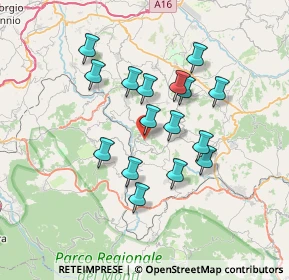 Mappa Contrada Monti, 83052 Paternopoli AV, Italia (6.455)