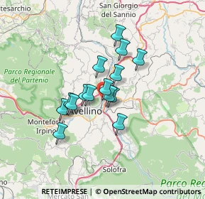 Mappa VIA PIANODARDINE, 83100 Avellino AV, Italia (5.05933)