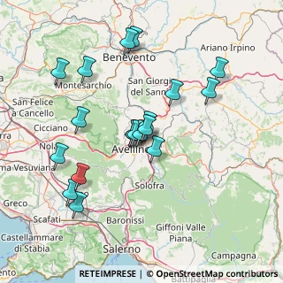 Mappa VIA PIANODARDINE, 83100 Avellino AV, Italia (14.96789)