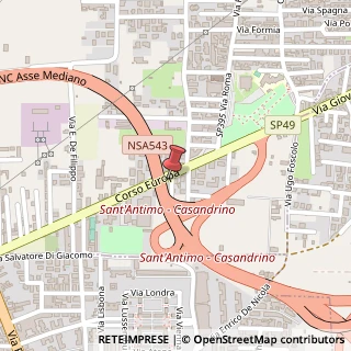 Mappa Corso Europa, 49, 80029 Sant'Antimo, Napoli (Campania)