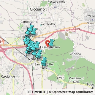 Mappa Via Martin Luther King, 80032 Casamarciano NA, Italia (1.8155)