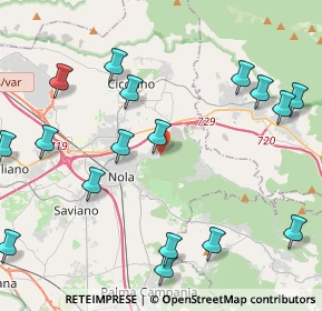 Mappa Via Nuova S. Clemente, 80035 Nola NA, Italia (5.66824)