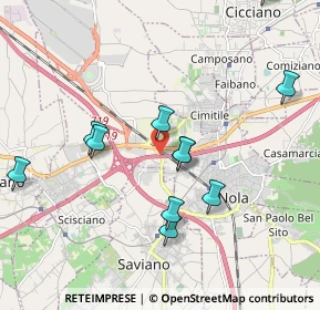 Mappa Via Croce del Papa, 80035 Nola NA, Italia (2.16545)
