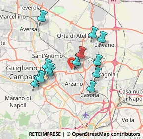 Mappa Via Nevio Gneo, 80028 Grumo Nevano NA, Italia (3.48143)