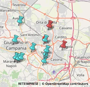 Mappa Via Nevio Gneo, 80028 Grumo Nevano NA, Italia (4.15714)