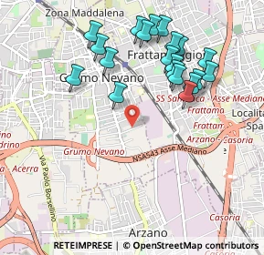 Mappa Via Nevio Gneo, 80028 Grumo Nevano NA, Italia (1.0975)