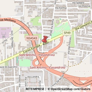 Mappa Via Salvatore Quasimodo, 4, 80029 Sant'Antimo, Napoli (Campania)