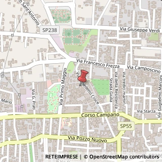 Mappa Via Benedetto Croce, 33, 80014 Giugliano in Campania, Napoli (Campania)