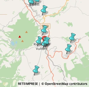 Mappa Via Padre Pio, 85028 Rionero In Vulture PZ, Italia (4.085)