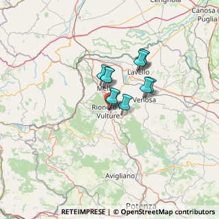 Mappa Via Padre Pio, 85028 Rionero In Vulture PZ, Italia (9.23455)