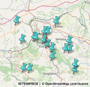 Mappa Via Padre Pio, 85028 Rionero In Vulture PZ, Italia (15.51722)