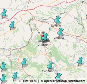Mappa Via Padre Pio, 85028 Rionero In Vulture PZ, Italia (27.902)