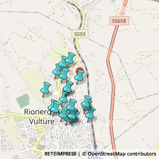 Mappa Via Padre Pio, 85028 Rionero In Vulture PZ, Italia (0.4935)