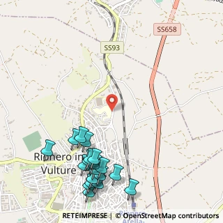Mappa Via Padre Pio, 85028 Rionero In Vulture PZ, Italia (0.761)