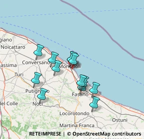 Mappa Via Traiana, 70043 Monopoli BA, Italia (11.81231)