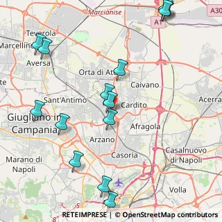 Mappa Via Tammaro Romano, 80027 Frattamaggiore NA, Italia (5.66857)