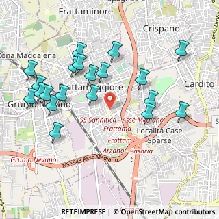 Mappa Via Tammaro Romano, 80027 Frattamaggiore NA, Italia (1.1645)