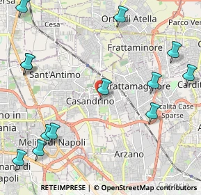 Mappa Via G. B. Parolisi, 80028 Grumo Nevano NA, Italia (3.08077)