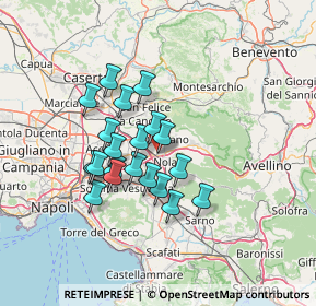 Mappa Via 80035, 80035 Nola NA, Italia (11.6635)