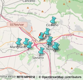 Mappa Via 80035, 80035 Nola NA, Italia (2.85364)