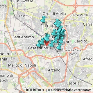 Mappa 80028 Grumo Nevano NA, Italia (1.225)
