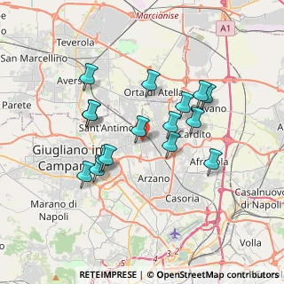 Mappa Via Don Giovanni Minzoni, 80028 Grumo Nevano NA, Italia (3.41063)