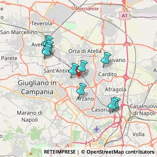 Mappa 80028 Grumo Nevano NA, Italia (3.83364)