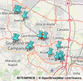 Mappa 80028 Grumo Nevano NA, Italia (4.44357)