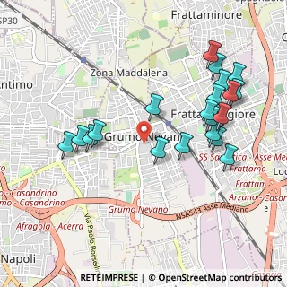 Mappa 80028 Grumo Nevano NA, Italia (1.1335)