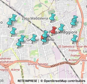 Mappa Via Trento, 80028 Grumo Nevano NA, Italia (1.08786)