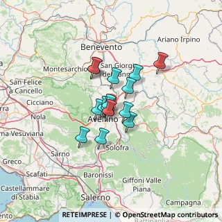 Mappa Via Fasano, 83100 Avellino AV, Italia (8.91267)