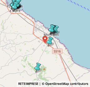Mappa Contrada Grotta Dell'acqua, 70043 Monopoli BA, Italia (6.714)