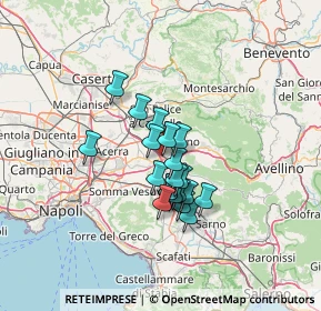 Mappa Via SS 7 BIS KM 48+700, 80035 San Vitaliano NA, Italia (9.9465)