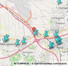 Mappa Via SS 7 BIS KM 48+700, 80035 San Vitaliano NA, Italia (2.81077)