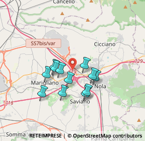 Mappa Via SS 7 BIS KM 48+700, 80035 San Vitaliano NA, Italia (2.93833)