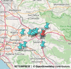 Mappa Via SS 7 BIS KM 48+700, 80035 San Vitaliano NA, Italia (4.69583)
