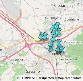 Mappa Via Variante 7 Bis, 80035 Nola NA, Italia (1.36813)