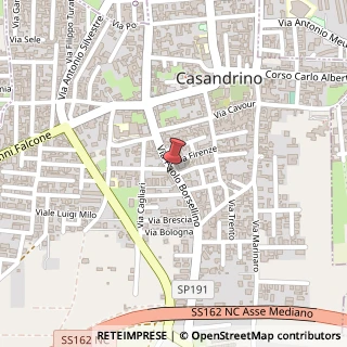 Mappa Via Paolo Borsellino, 41, 80025 Casandrino, Napoli (Campania)