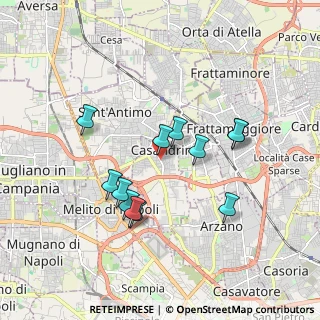 Mappa Via Venezia, 80025 Casandrino NA, Italia (1.75417)