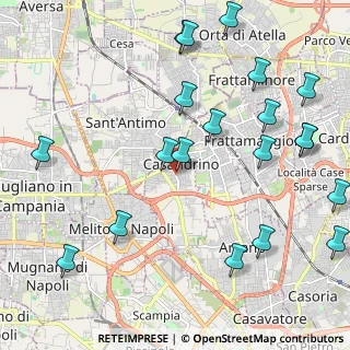 Mappa Via Venezia, 80025 Casandrino NA, Italia (2.8515)