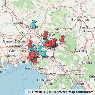 Mappa Via Quaranta Moggia, 80030 San Vitaliano NA, Italia (10.128)
