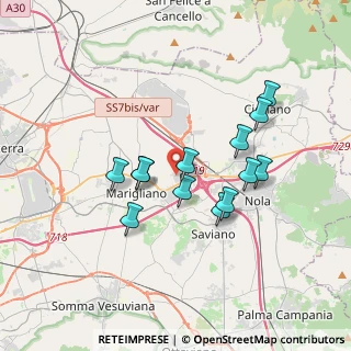 Mappa Via Quaranta Moggia, 80030 San Vitaliano NA, Italia (3.29538)